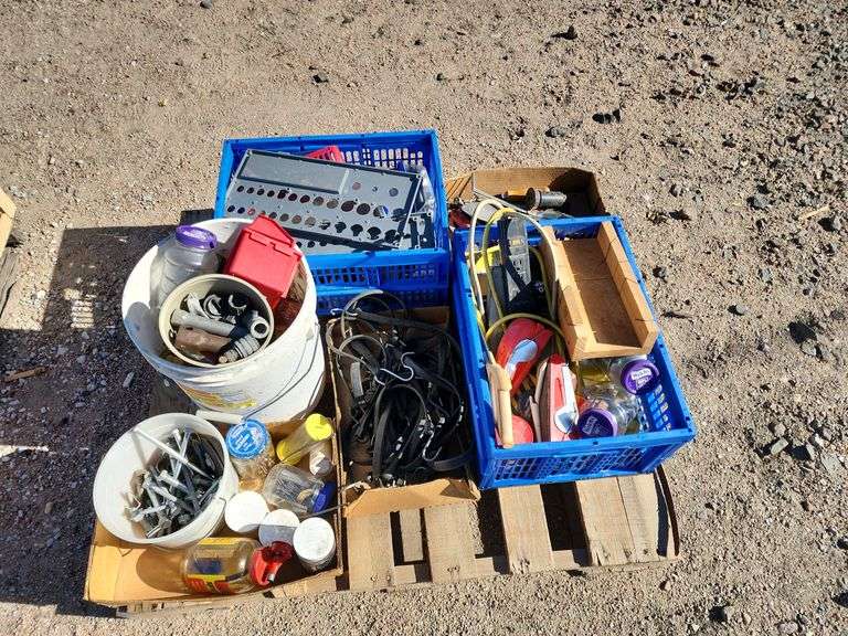 (OUT) ASSORTED HARWARE, BUNGEE CORDS, TOOL HOLDERS, ETC. Isabell Auction