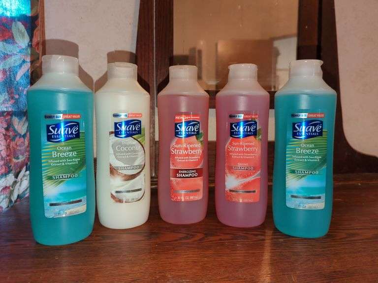 (5) 30OZ. BOTTLES SUAVE ESSENTIALS SHAMPOO Isabell Auction