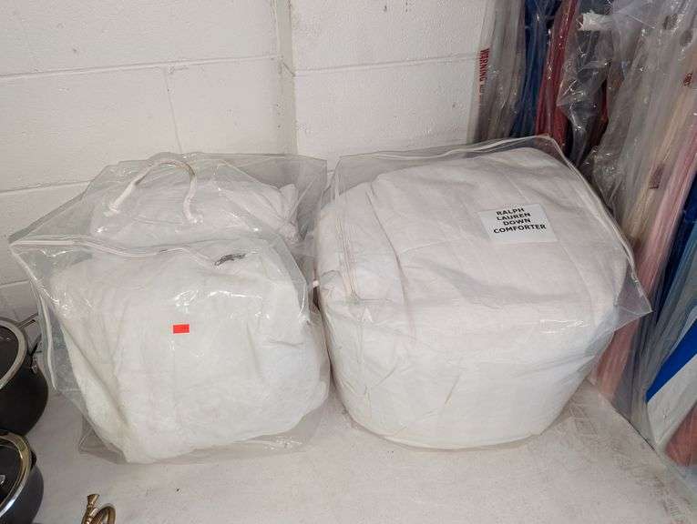RALPH LAUREN DOWN COMFORTER & PAD Isabell Auction