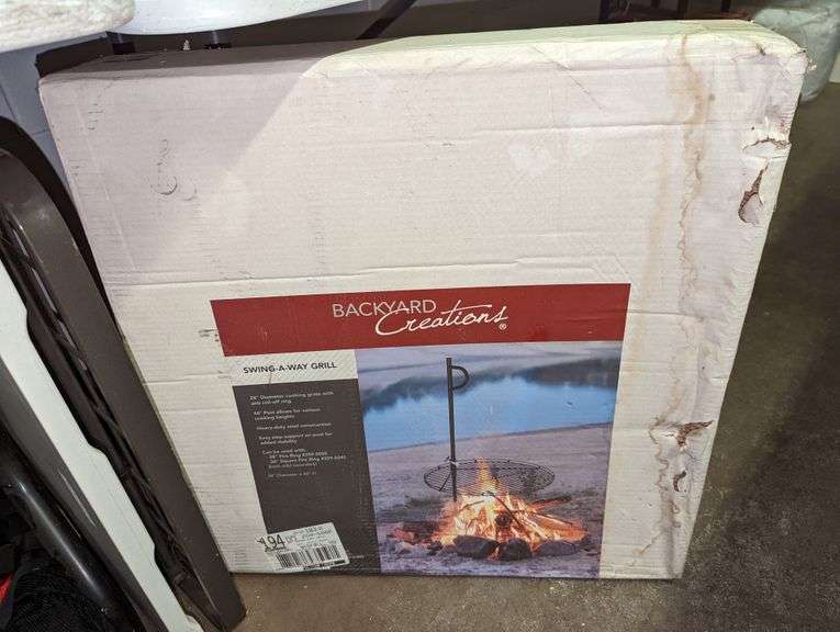 BACKYARD CREATIONS SWING AWAY GRILL Isabell Auction