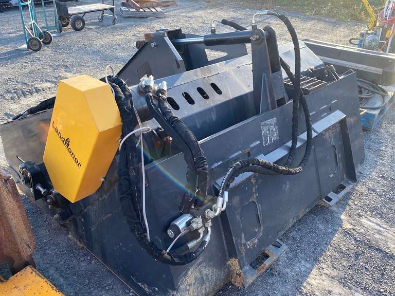 2020 LandHonor Skid Steer Mounted Landscape/Rock Rake Jardine Auctioneers
