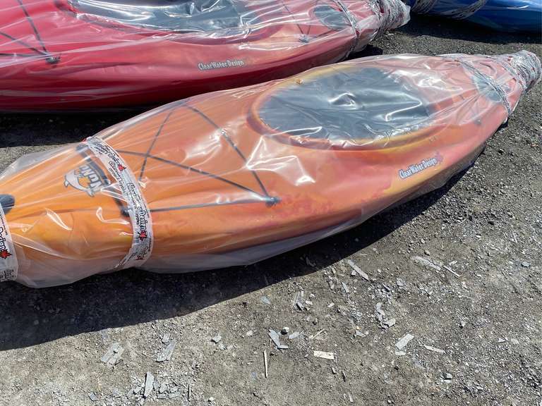 10’ Clearwater Designs Nunu Kayak Orange Paddles not included