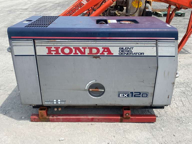 Honda EX12D Silent Diesel Generator - Jardine Auctioneers