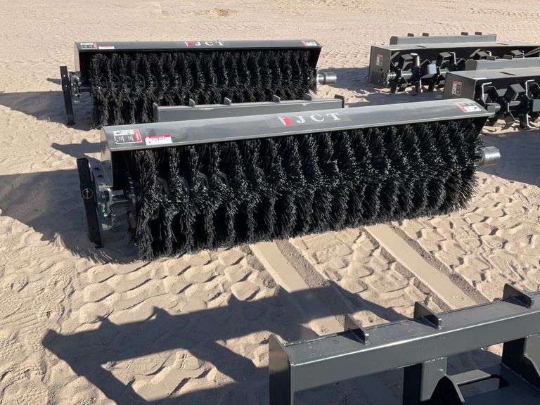 2021 JCT Skid Steer Angle Broom J&J Auctioneers LLC