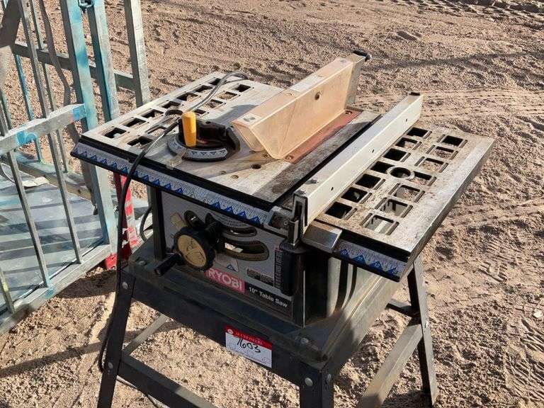 Ryobi 10 inch table saw J&J Auctioneers LLC