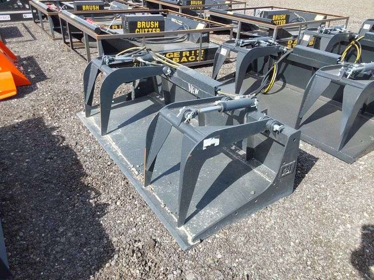 CAT Skid Steer Grapple Bucket Attachment J&J Auctioneers LLC