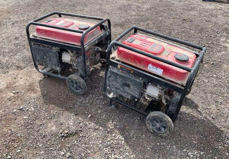 Qty (2) Predator 4375 Generators - J&J Auctioneers LLC