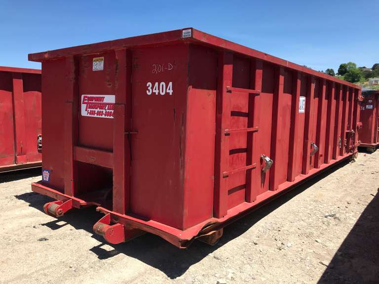 NORTHEAST 30 CY RECTANGLE ROLLOFF CONTAINER SN 42121 Jeff Martin