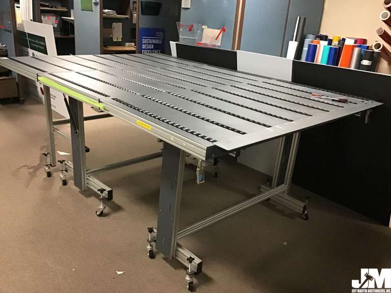 WORK TABLE W/ ROLLERS, 3 SEGMENTS, 100.5" X 69" X Jeff Martin