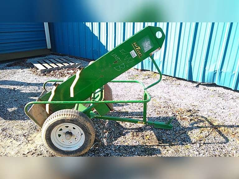 SAFTCART OXYGEN/ACETYLENE TANK TORCH CART, BALL HITCH & RUBBER TIRES