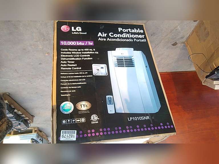 LG LP1010SNR PORTABLE AIR CONDITIONER, 10,000 BTU/HR, ***CONDITION