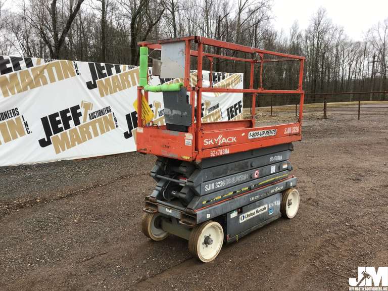 2012 SKYJACK SJIII 3226 26' SCISSOR LIFT SN 27010659 Jeff Martin Auctioneers, Inc.