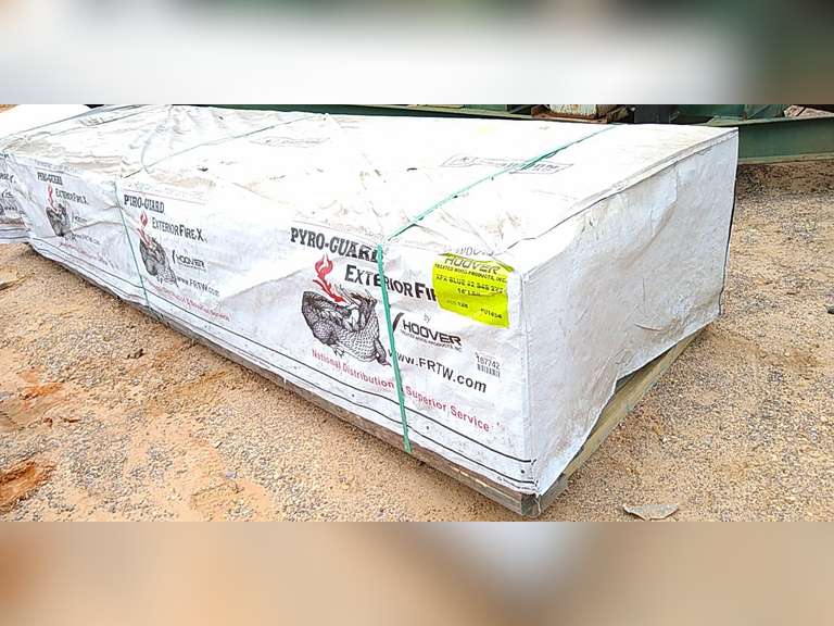 (128) 2" X 6" X 14' PYROGUARD EXTERIOR FIREX LUMBER Jeff Martin Auctioneers, Inc.