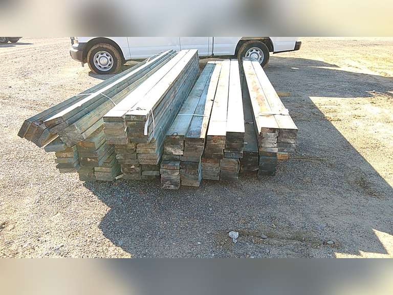 QTY OF 2" X 6" X 14' EXTERIOR FIREX LUMBER Jeff Martin Auctioneers, Inc.