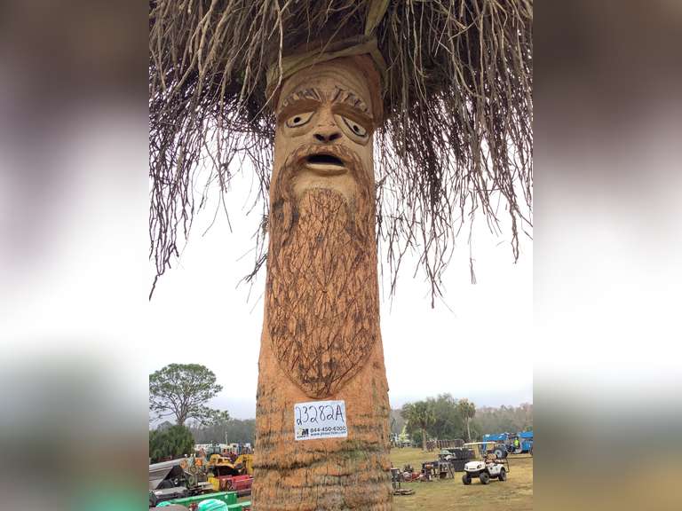 PALM TREE MAN HANDCRAFTED ORIGINAL ART WORK Jeff Martin Auctioneers, Inc.