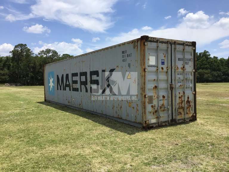 2007 MAERSK 40' CONTAINER SN MSKU0148457 Jeff Martin Auctioneers, Inc.