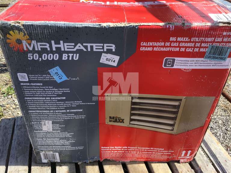 MR HEATER BIG MAXX 50,000 BTU UTILITY/UNIT GAS HEATER - Jeff Martin
