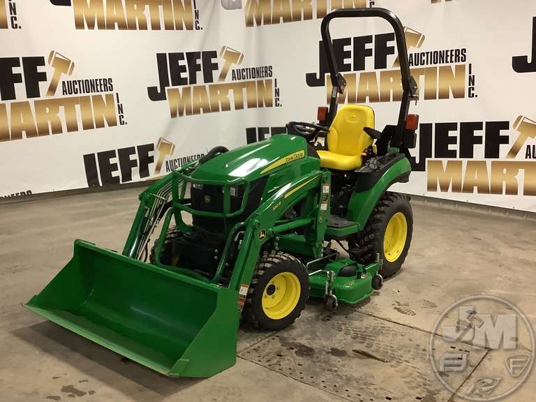 Ohny 2025r 2017 JOHN DEERE 2025R 4X4 TRACTOR W/ LOADER SN 1LV2025RVHJ100548