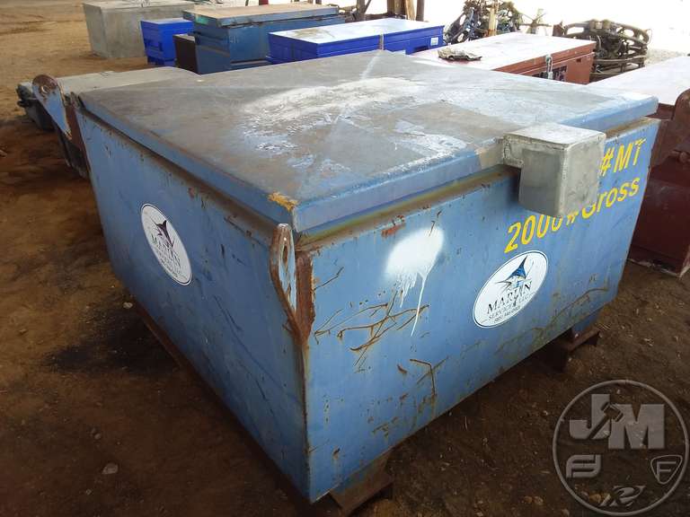 50" LONG, 49" WIDE, 35" TALL STORAGE BOX Jeff Martin Auctioneers, Inc.