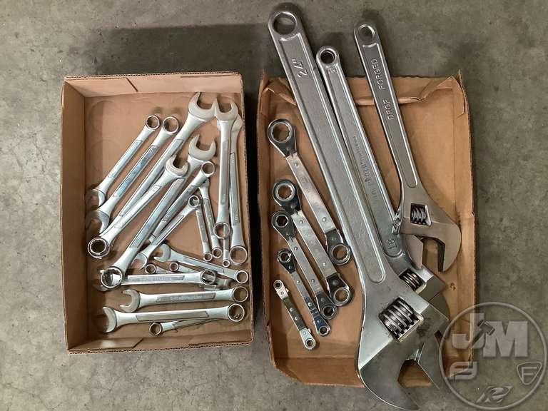 QUANTITY OF 3 CRESCENT WRENCHES, SIZES INCLUDE 15”, 18”, 24”. Jeff