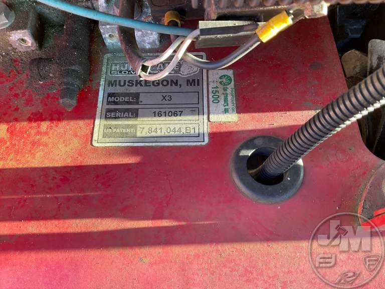 HURRICANE X3 SN 161067 BLOWER Jeff Martin Auctioneers, Inc.