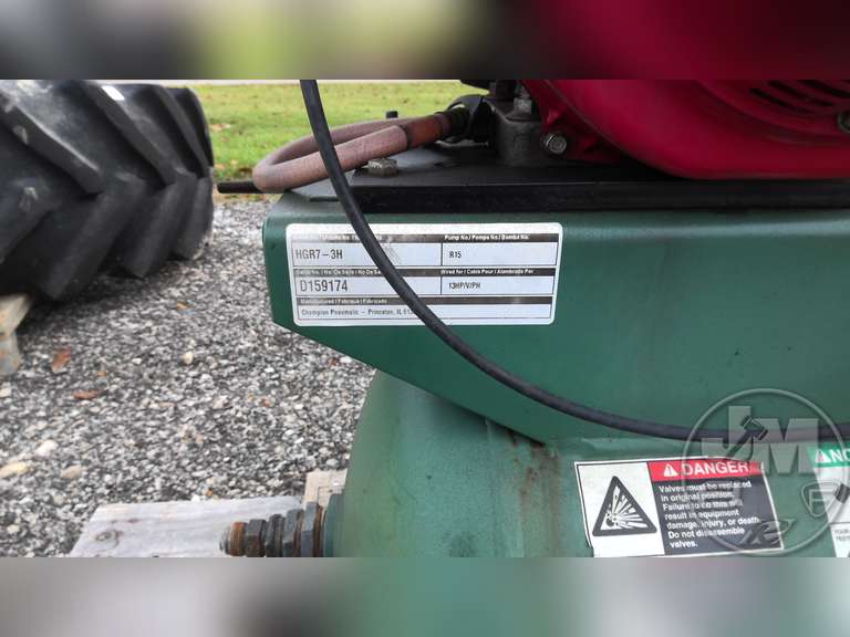 CHAMPION HGR73H STATIONARY AIR COMPRESSOR SN D159174 Jeff Martin