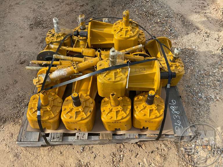 UNUSED PALLET OF (11) GEAR BOXES FOR BUSHWACKER BUSH HOG Jeff Martin