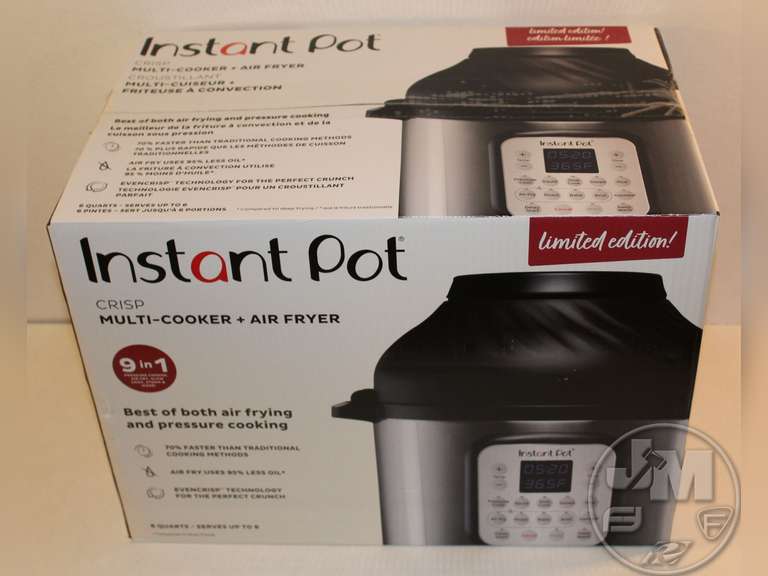 6 QUART INSTANT POT MULTI COOKER AND AIR FRYER Jeff Martin