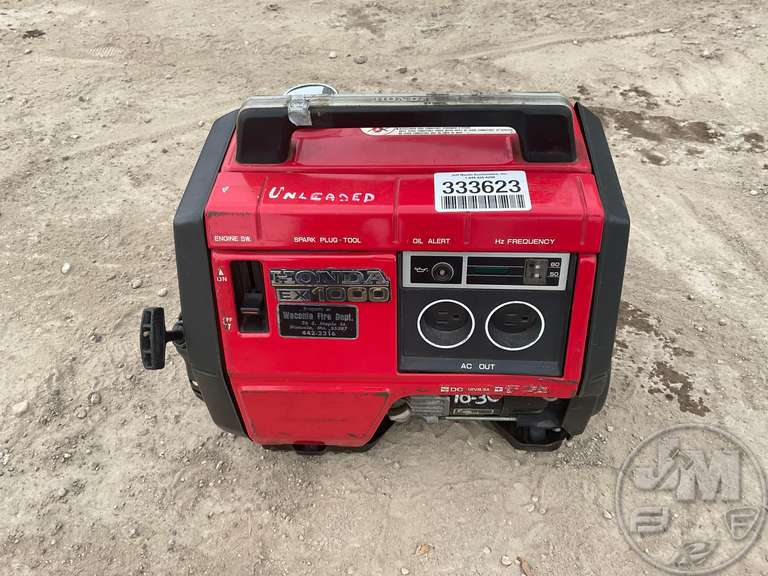HONDA EX 1000 PORTABLE GENERATOR - Jeff Martin Auctioneers, Inc.