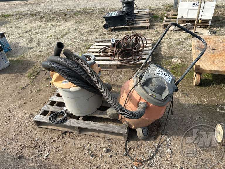 QTY OF (2) SHOP VACS Jeff Martin Auctioneers, Inc.