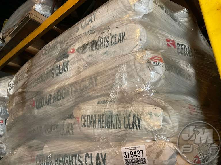 PALLET OF RESCO CEDAR HEIGHTS CLAY Jeff Martin Auctioneers, Inc.