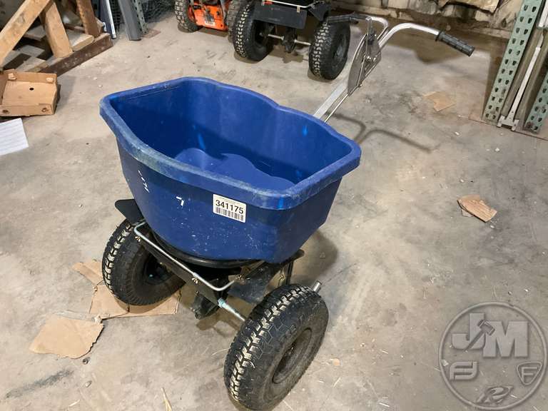 BROADCAST SPREADER WALK BEHIND SEED SPREADER Jeff Martin Auctioneers