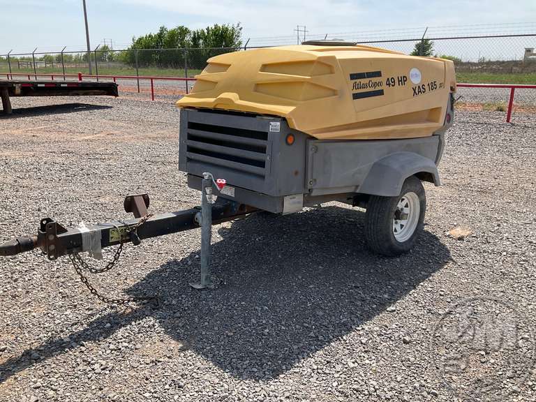 2013 ATLAS COPCO XAS 185 185 PORTABLE AIR COMPRESSOR SN 4500A1010DR044845 Jeff Martin