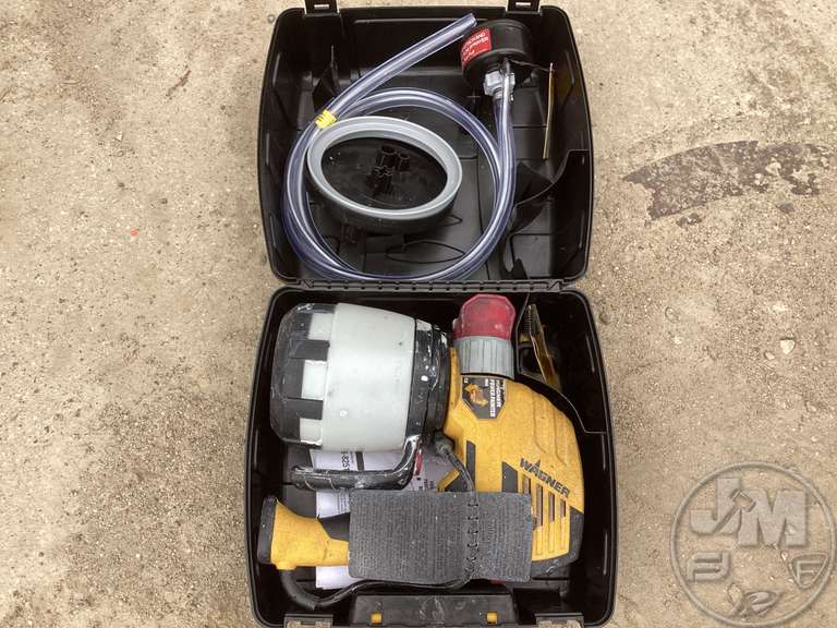 WAGNER POWER PAINT SPRAYER KIT W/ CASE Jeff Martin Auctioneers, Inc.