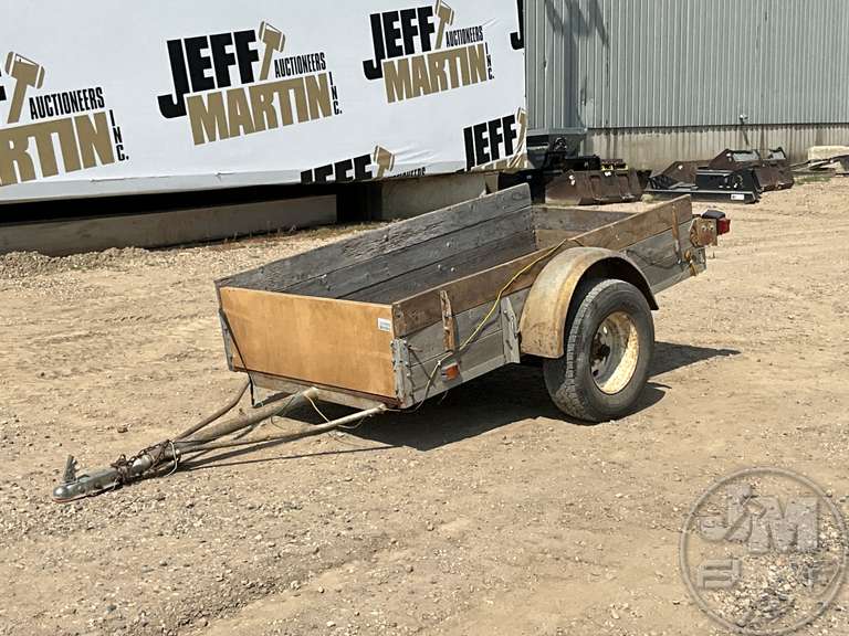 HOMEMADE UTILITY TRAILER 4'X8' Jeff Martin Auctioneers, Inc.