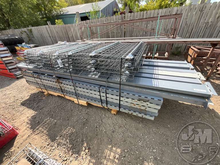 PALLET RACKING UPRIGHTS, BEAMS, & WIRE SHELVING, 10’H Jeff Martin