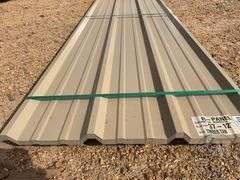 BUNDLE OF 12’ R PANELS, COLOR: TIMBER TAN - Jeff Martin Auctioneers, Inc.