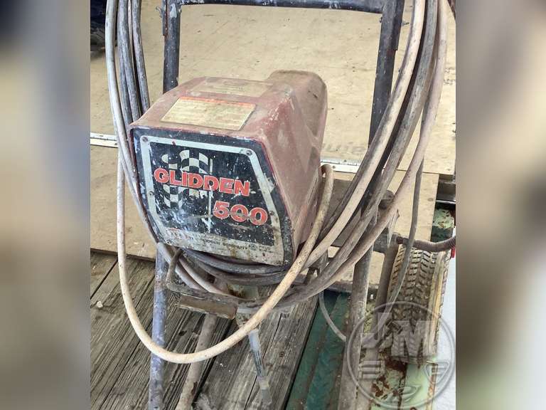 GLIDDEN 500 PAINT SPRAYER, CONDITION UNKNOWN Freije & Freije Auctioneers