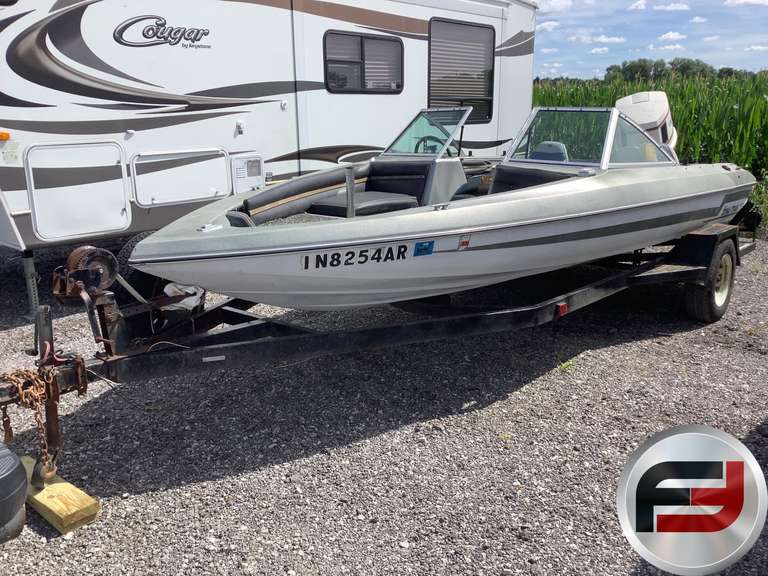1981 EBBTIDE BOATS DYNA TRAK RUNABOUT VIN ETC15057M811 SKI BOAT
