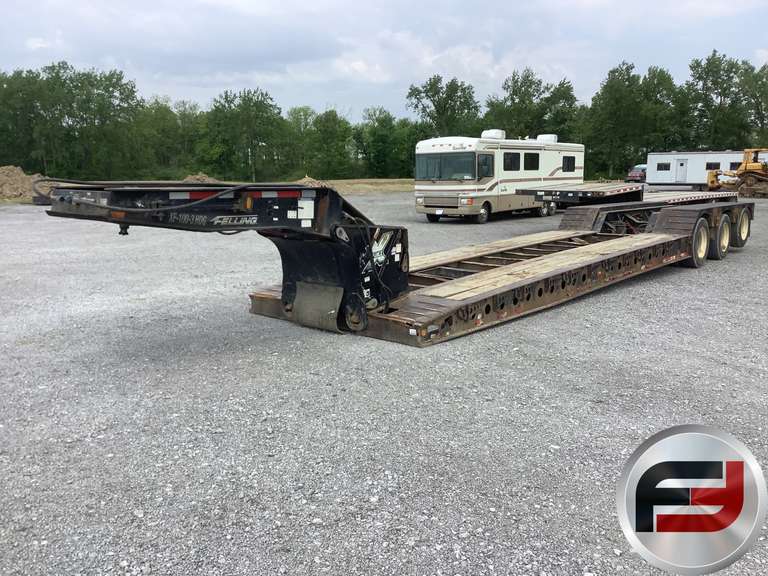 2013 FELLING XF1003 HDG HYDRAULIC RGN LOWBOY TRAILER VIN