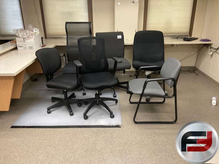 1ST FLOOR, LOT OF 6 OFFICE CHAIRS Freije & Freije Auctioneers
