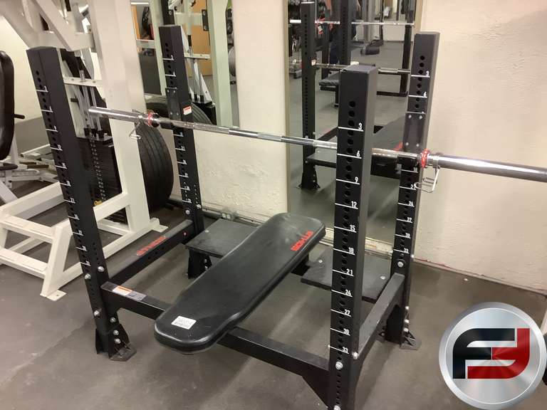 ETHOS BENCH PRESS WITH BAR NO WEIGHTS Freije & Freije Auctioneers
