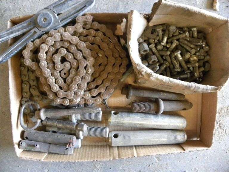Roller chain, pins and bolts Johnson Auction
