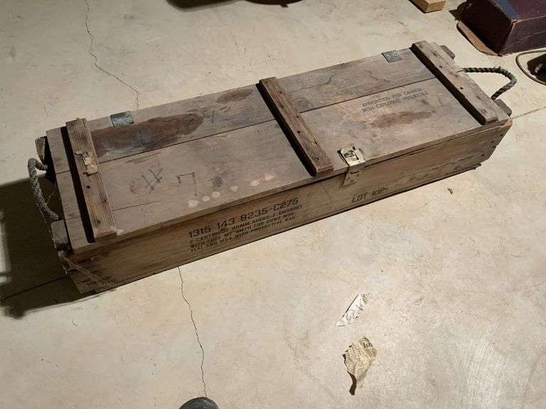 Ammunition Crate Legacy Auction Company