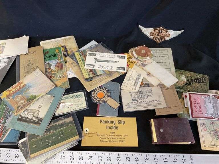 Vintage paper goods, postcards Legacy Auction Company