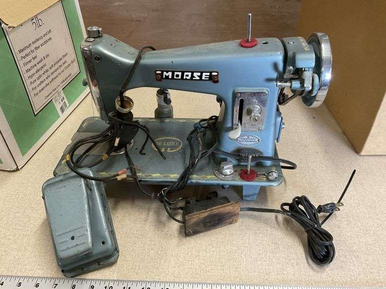 Antique Morse precision sewing machine Legacy Auction Company