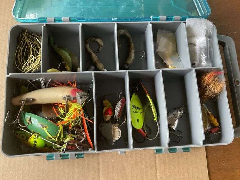 Plano tackle box and contents Legacy Auction Company