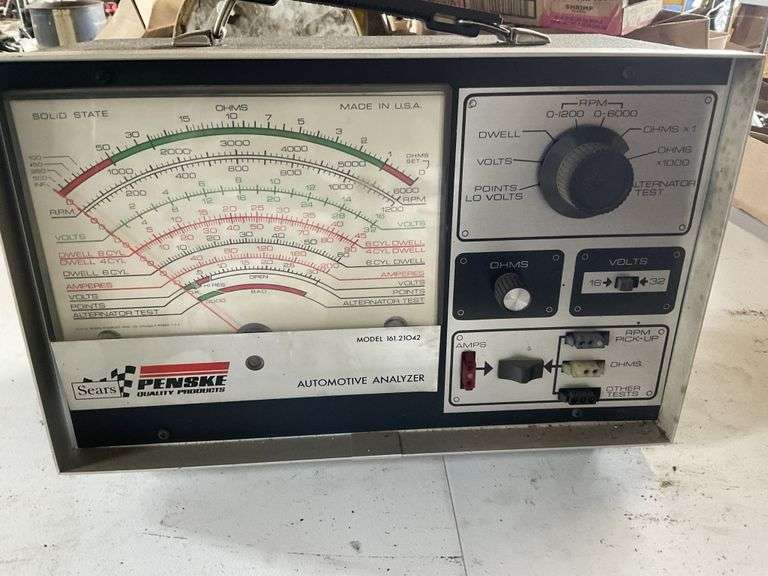 Sears Penske automotive analyzer Legacy Auction Company