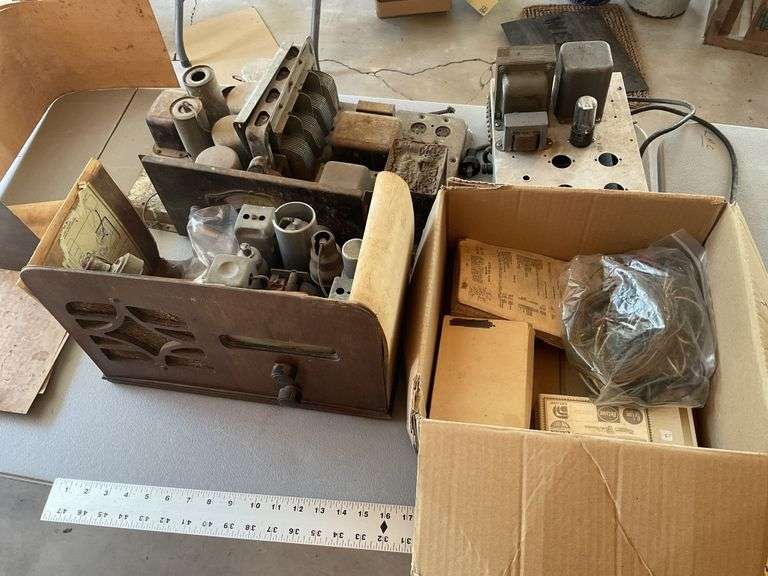 Vintage parts, radios Legacy Auction Company
