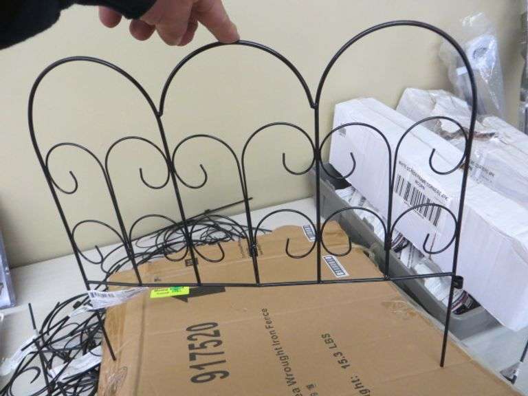 Metal Flower Bed Fence Lambrecht Auction, Inc.